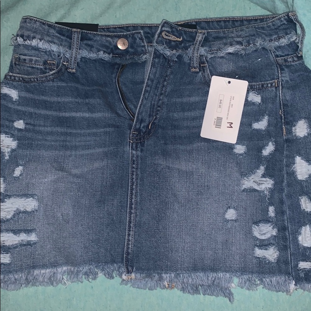 Denimin mini skirt